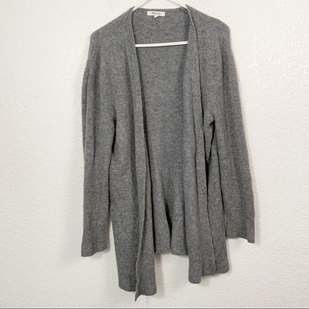 Madewell Gray Wool Blend Duster Cardigan Medium